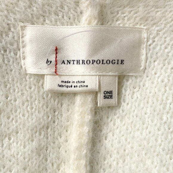 Anthropologie Kenzie Leopard Shimmer wrap open front  Sweater Cardigan. NWOT - Picture 13 of 16